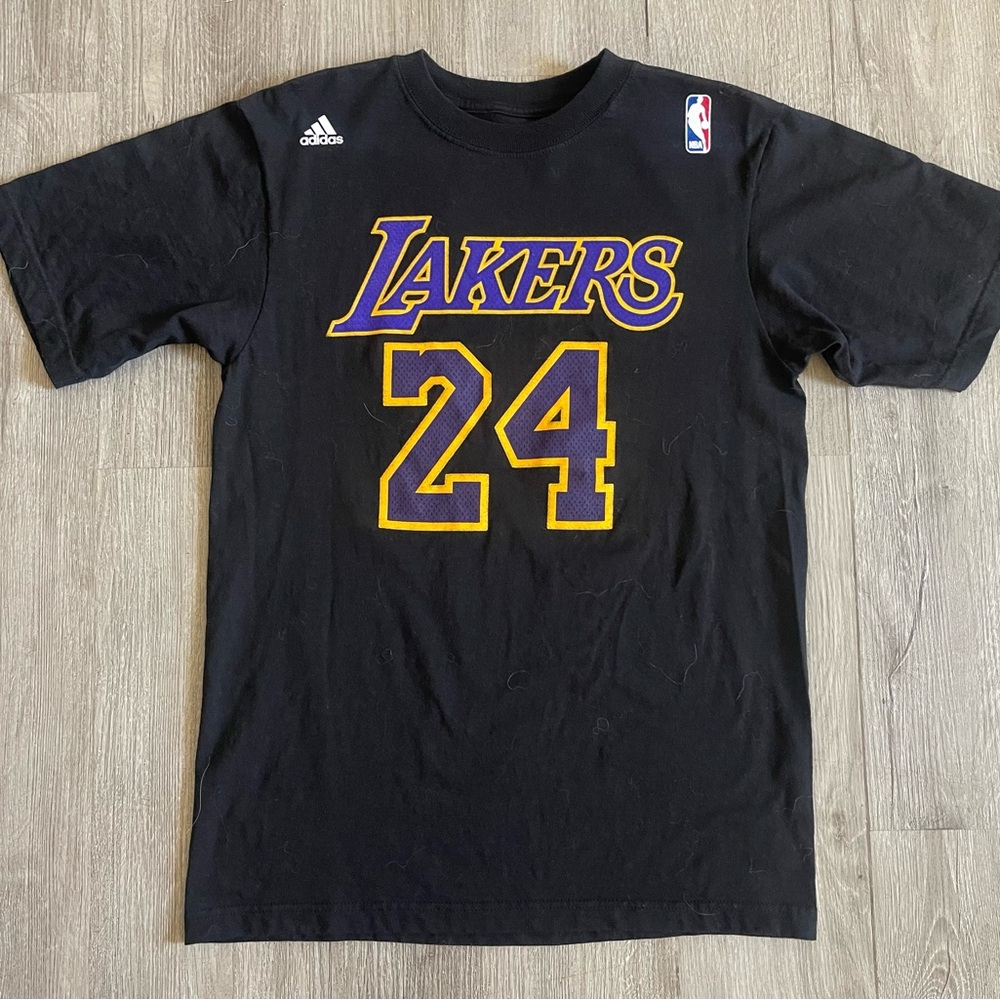 Adidas Los Angeles Lakers Kobe Bryant Black T-shirt Men’s Medium